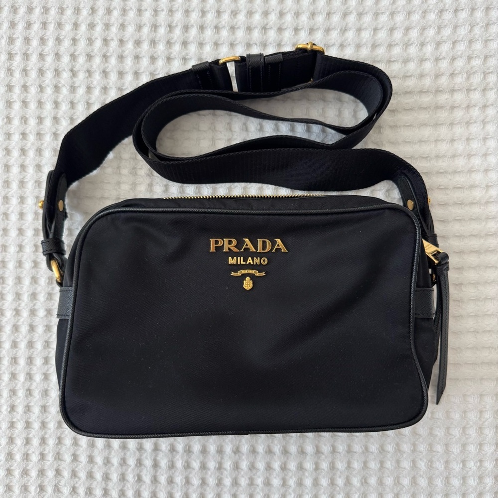 Prada Nylon Crossbody Camera Bag